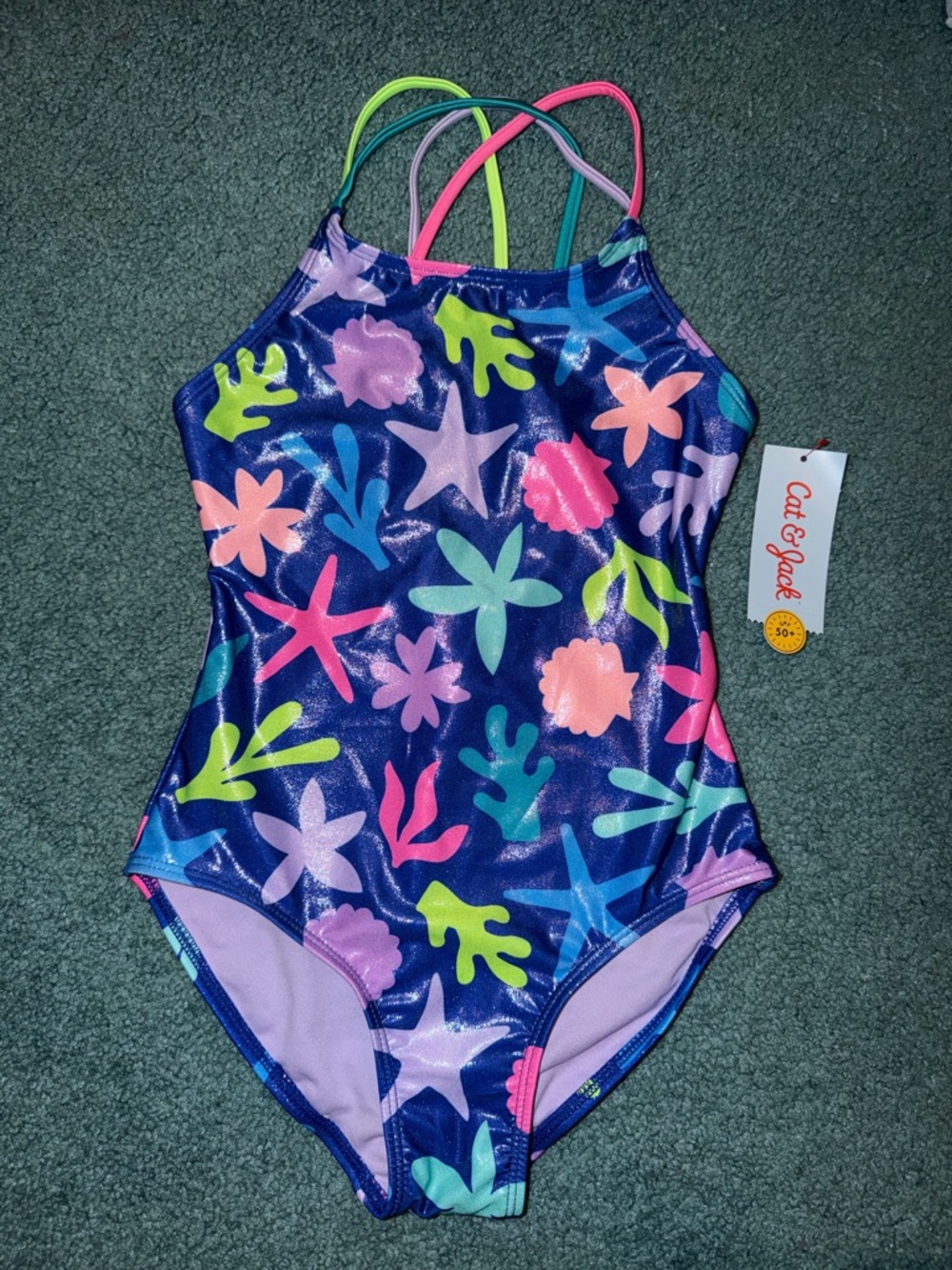 Cat & Jack Girls' One-Piece Swimsuit!